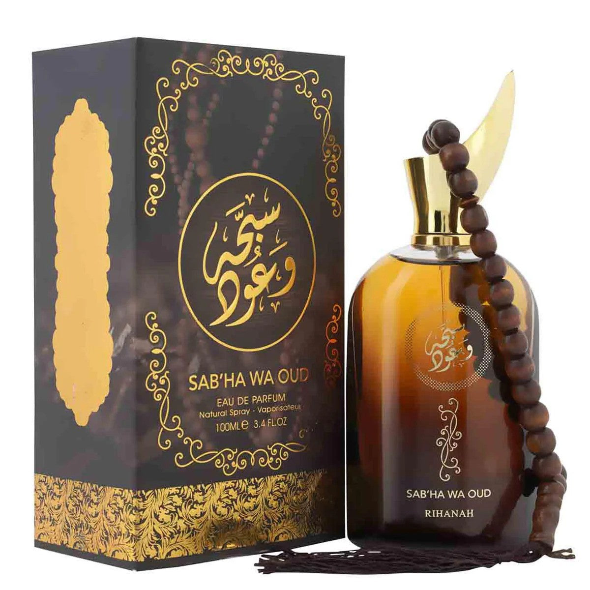 Perfume Arabe Sab ha Wa Oud Unissex 100ml